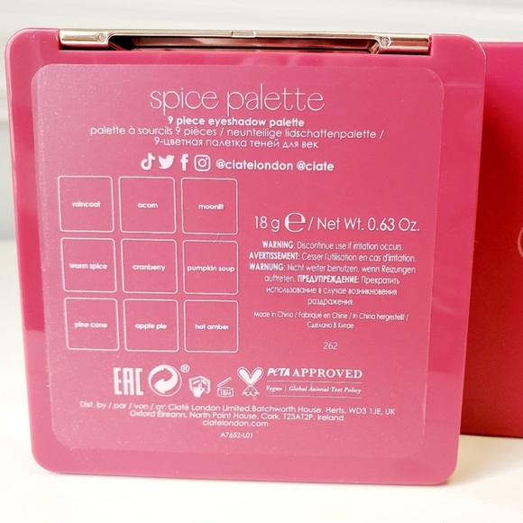 NEW Ciate London Spice Eyeshadow Palette Full Size - Picture 4 of 5